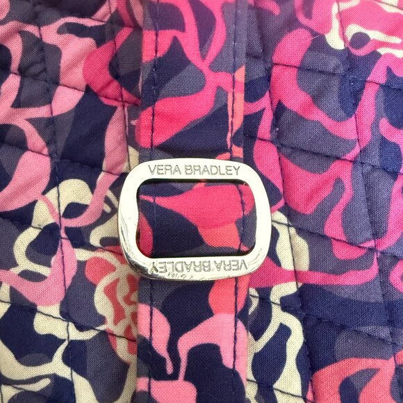 Vera Bradley Triple Zip Hipster crossbody in the retired Katalina Pink pattern. - Picture 14 of 14